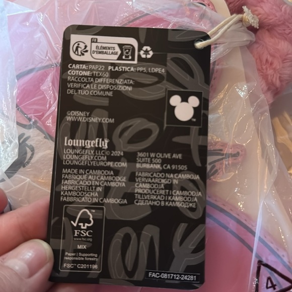 Loungefly Disney The Aristocats Marie Fuzzy Handle Crossbody Bag - Picture 6 of 6